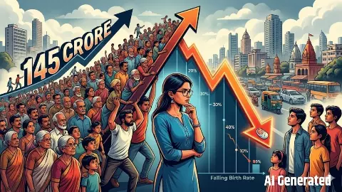 जनसंख्या विस्फोट नहीं, जनसंख्या संकट कहिए जनाब! 145 करोड़ की आबादी के बावजूद भारत में क्यों ऐसी स्थिति, Explainer जनसंख्या विस्फोट नहीं, जनसंख्या संकट कहिए जनाब! 145 करोड़ की आबादी के बावजूद भारत में क्यों ऐसी स्थिति, Explainer