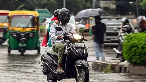 delhi ncr Weather rain Alert