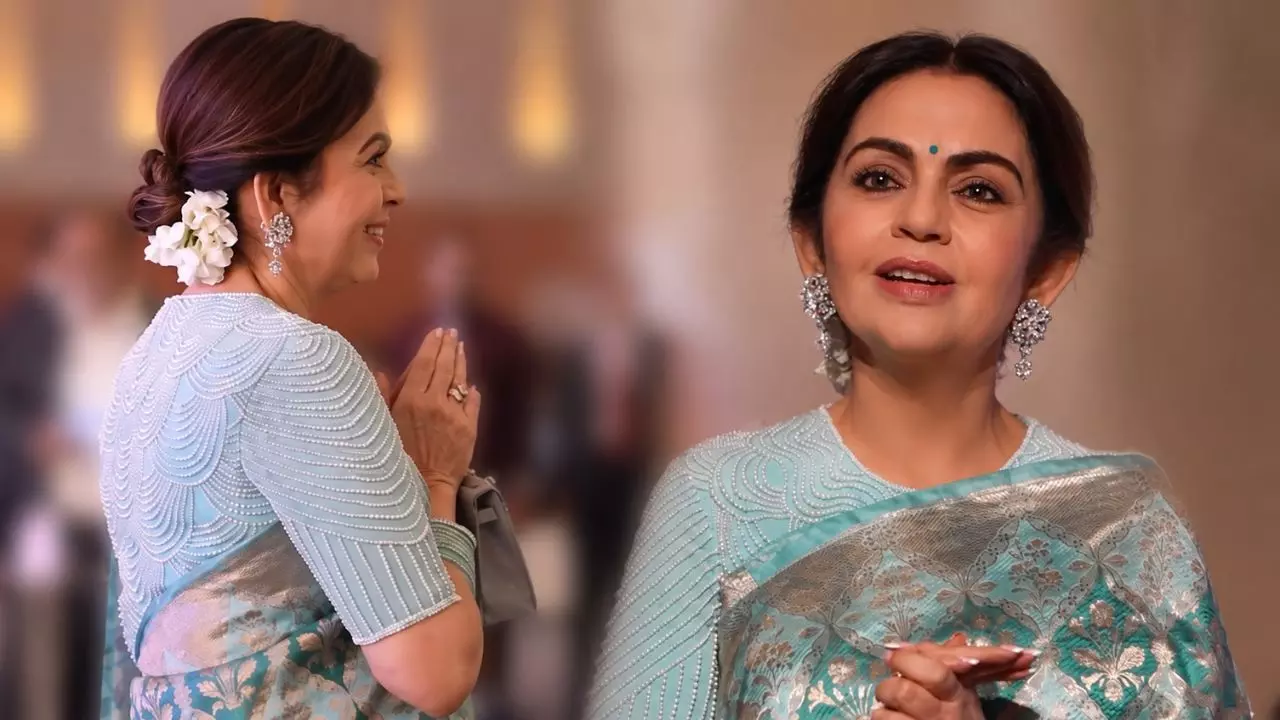 Nita Ambani Saree Look