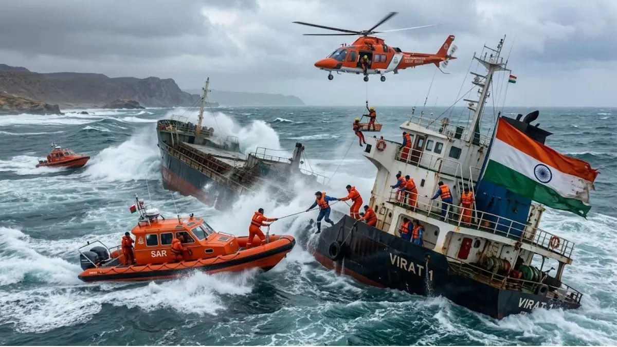 Indian Ship Virat 1 Incident Near Oman