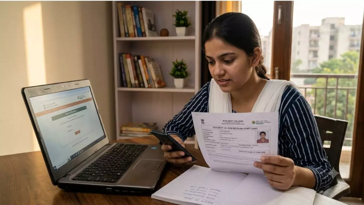 NEET UG 2026 Re-Exam Admit Card Released by NTA, Check Download Process and Important Guidelines