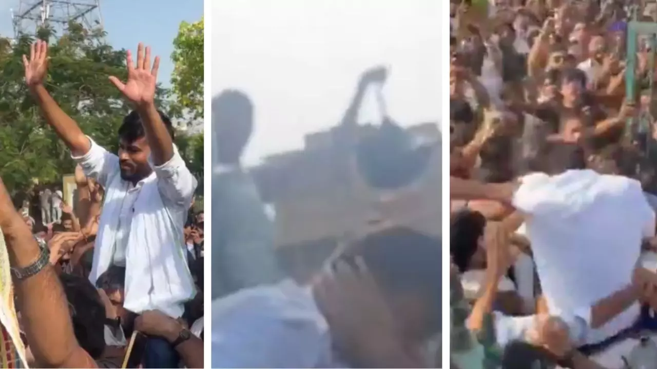 जयपुर में कॉकरोच जनता पार्टी का प्रदर्शन, अभिजीत दीपके पर हमला, पड़े कई थप्पड़; VIDEOS