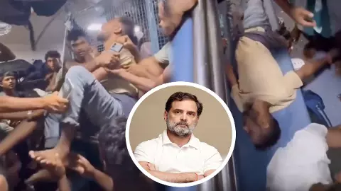 ट्रेन में सफर करते हुए युवक की हुई दर्दनाक मौत, राहुल गांधी बोले- वीडियो ने मुझे झकझोर दिया, ये भारत के लाचार युवा हैं ट्रेन में सफर करते हुए युवक की हुई दर्दनाक मौत, राहुल गांधी बोले- वीडियो ने मुझे झकझोर दिया, ये भारत के लाचार युवा हैं
