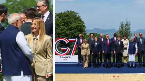 Instagram पर हम सबसे ज्यादा फेमस, G7 में फिर छाया Melodi मैजिक- 16 महीने बाद कैसी रही मोदी-ट्रंप की मुलाकात? Instagram पर हम सबसे ज्यादा फेमस, G7 में फिर छाया Melodi मैजिक- 16 महीने बाद कैसी रही मोदी-ट्रंप की मुलाकात?