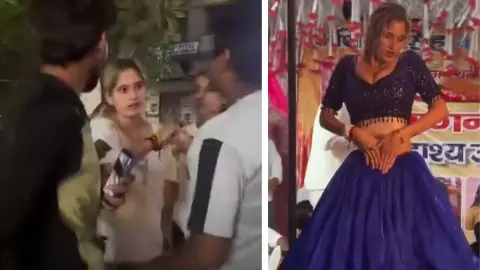 फोटो खिंचवाने को लेकर हरियाणवी डांसर Dimple Chaudhary का नया विवाद, 1 मिनट 43 सेकेंड के वीडियो में दी 17 बार भद्दी-भद्दी गालियां