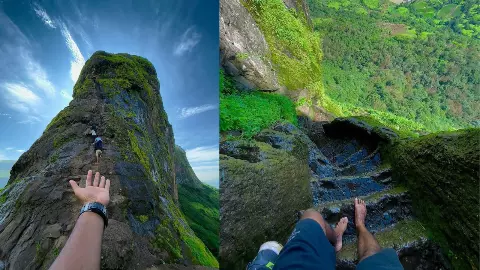 Harihar Fort: 80 डिग्री और 117 खतरनाक सीढ़ियां, आखिर क्यों दिल दहला देता है हरिहर फोर्ट ट्रेक? फोटोज जो पैदा करेंगे रोमांच Harihar Fort: 80 डिग्री और 117 खतरनाक सीढ़ियां, आखिर क्यों दिल दहला देता है हरिहर फोर्ट ट्रेक? फोटोज जो पैदा करेंगे रोमांच