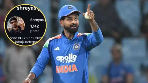 Shreyas Iyer Instagram bio Second DOB