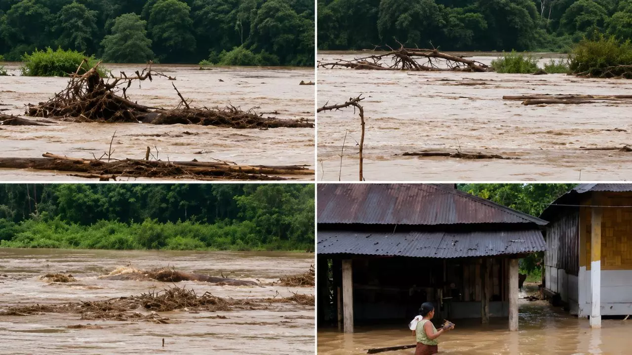 Railway bridge collapse Assam