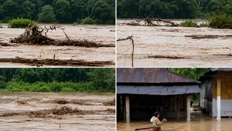 Railway bridge collapse Assam