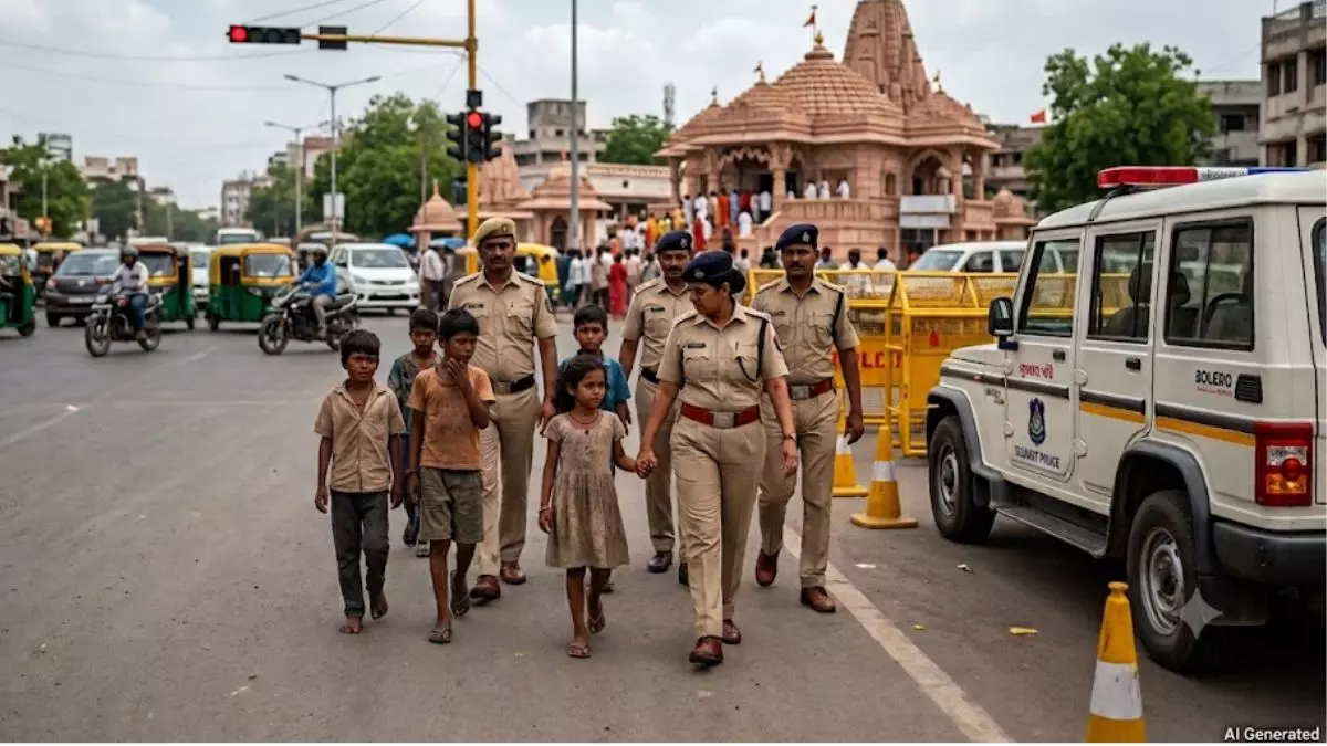 Ahmedabad Child Begging Trafficking Racket