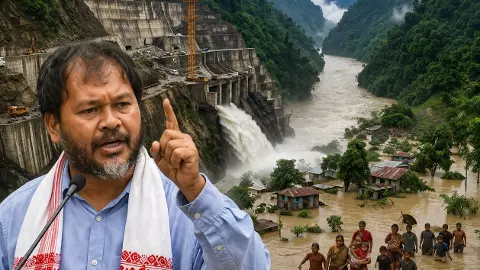 अरुणाचल के बड़े हाइड्रो प्रोजेक्ट पर क्यों भड़के अखिल गोगोई? बोले- BJP की हिंदू-मुस्लिम राजनीति में छिप गया असम की बाढ़ का सच