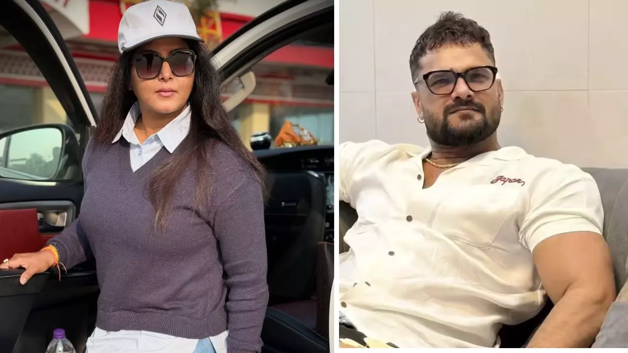 जब खेसारी को पत्नी ने रंगे हाथ किसी हीरोइन के साथ पकड़ लिया था,  अंजना सिंह के गंभीर आरोपों से मचा बवाल- जानिए पूरा विवाद