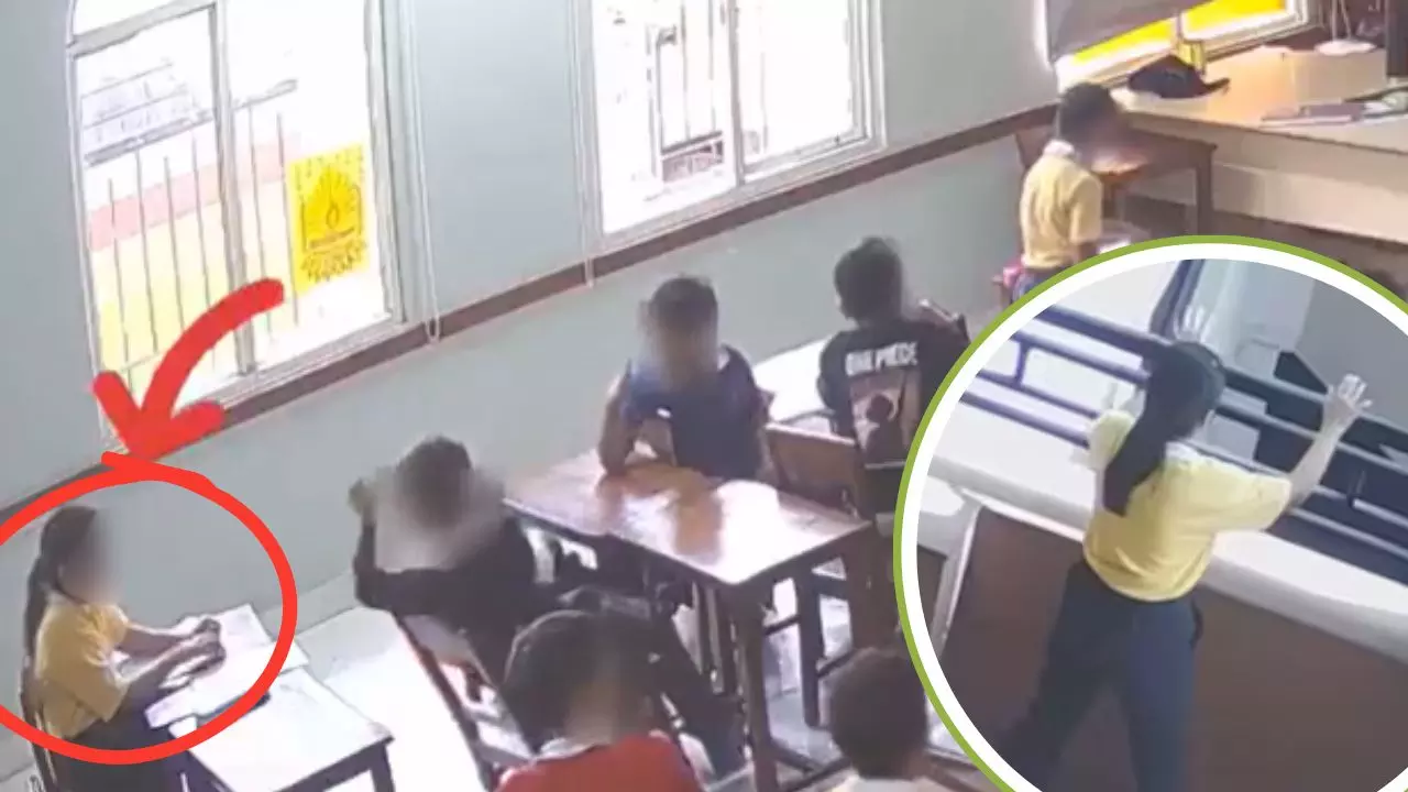 5 मिनट के CCTV फुटेज में क्या दिखा? आत्महत्या से पहले अमायरा 10 बार टीचर के पास गई, परिवार ने लगाए गंभीर आरोप