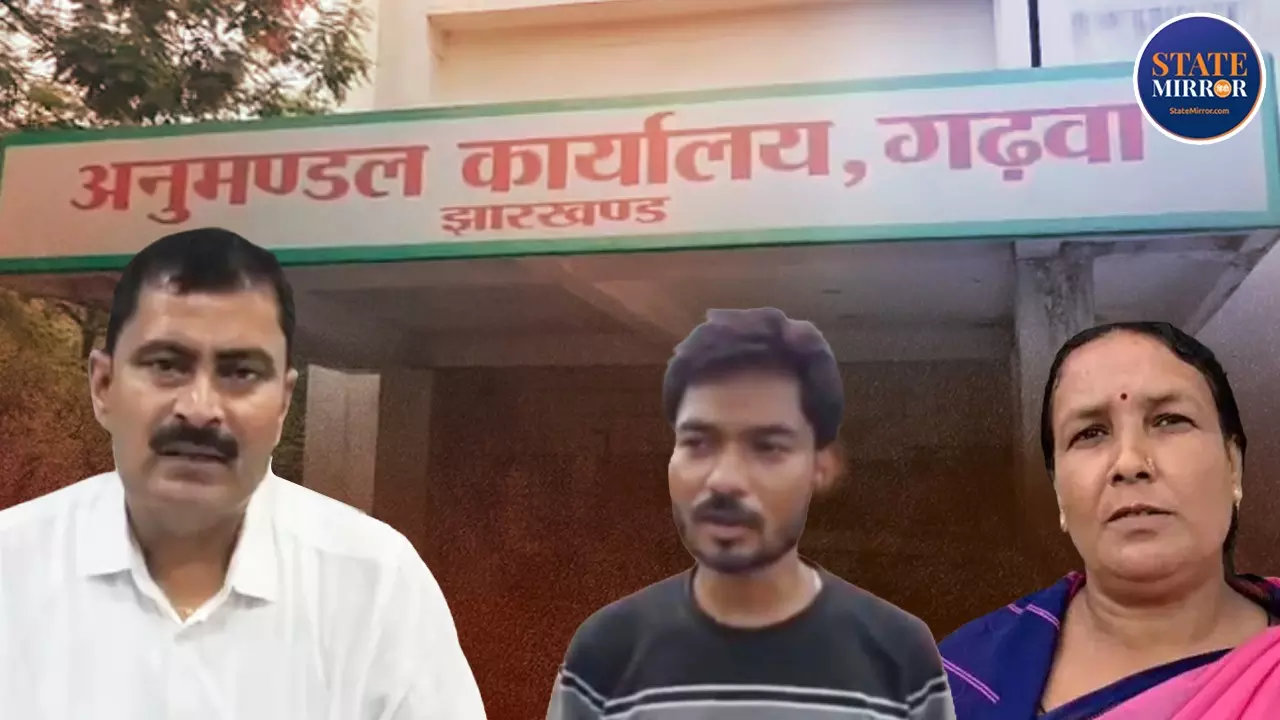 garhwa voter verification form money demand row viral video
