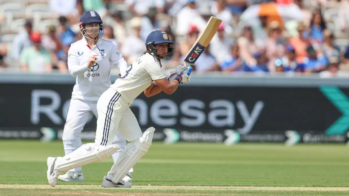 harmanpreet kaur 2nd test fifty