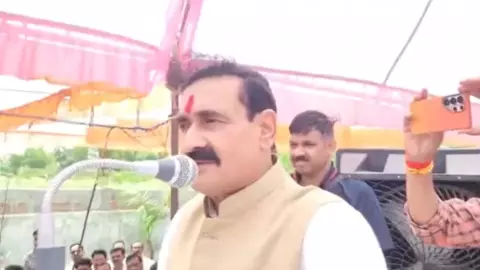 Narottam Mishra on Ashutosh Tiwar Datia SP viral video Narottam Mishra on Ashutosh Tiwar Datia SP viral video