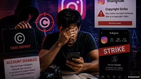 Instagram Fake Copyright Strike Instagram Fake Copyright Strike