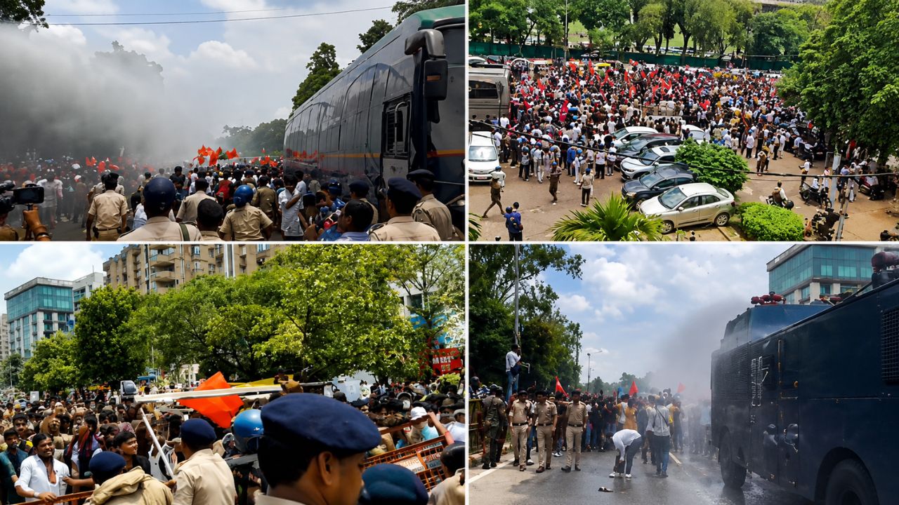 वॉटर कैनन, आंसू गैस और छात्रों पर लाठीचार्ज... दिल्ली के बाद अब पटना में फैली आग! 5 पॉइंट्स और 5 वीडियो में देखें पूरा बवाल