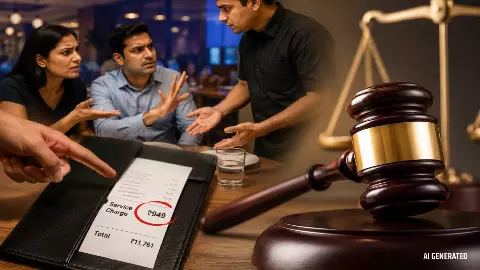 ₹949 के सर्विस चार्ज पर रेस्टोरेंट में बवाल! परिवार को रोका, ग्राहक पहुंचा कोर्ट... फिर आया ऐसा फैसला जिसने सबको चौंका दिया