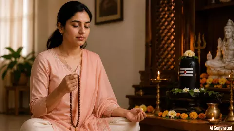 woman chanting woman chanting
