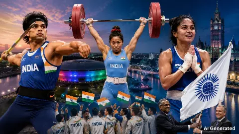 commonwealth games 2026 india full squad neeraj chopra live streaming