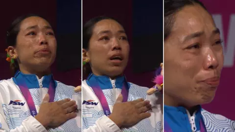 mirabai chanu emotional video