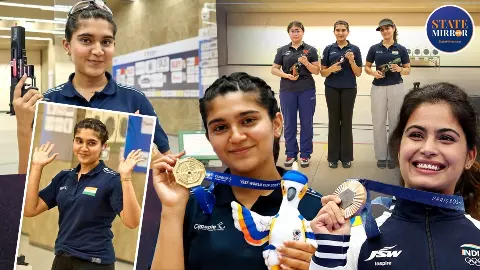 Esha Singh Wins Gold, Manu Bhaker Takes Bronze in ISSF World Cup Hangzhou 2026