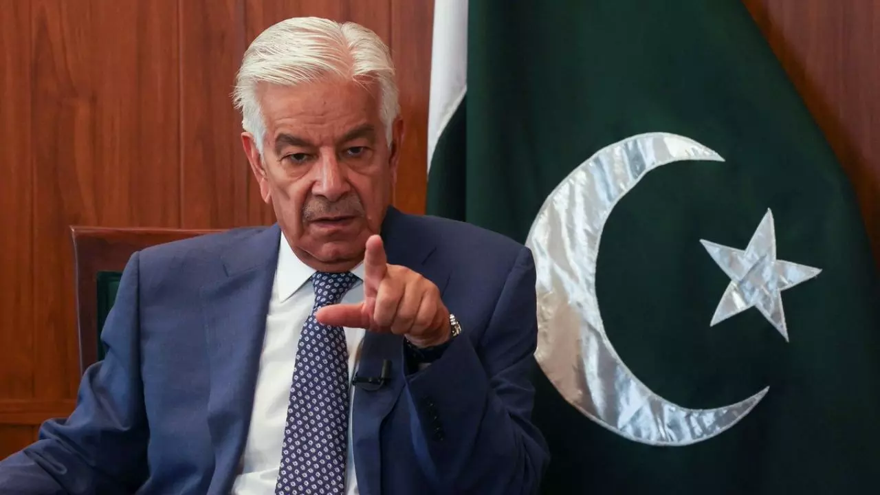 Pakistan Defence Minister Khawaja Asif