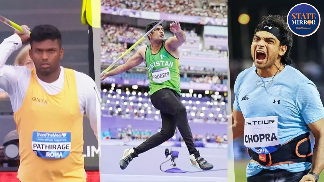 Pathirage Nadeem Neeraj Chopra photo