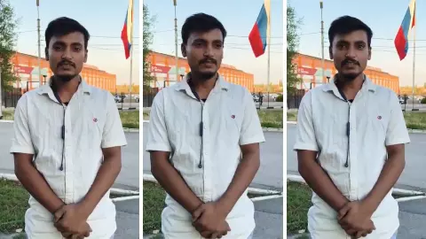 kishanganj young man russia viral video