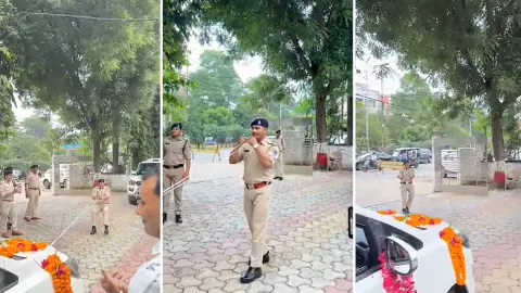 कौन हैं MP के बाहुबली सिपाही सुनील कुमार यादव? दांतों से खींची IG अरविंद सक्सेना की कार, VIDEO वायरल