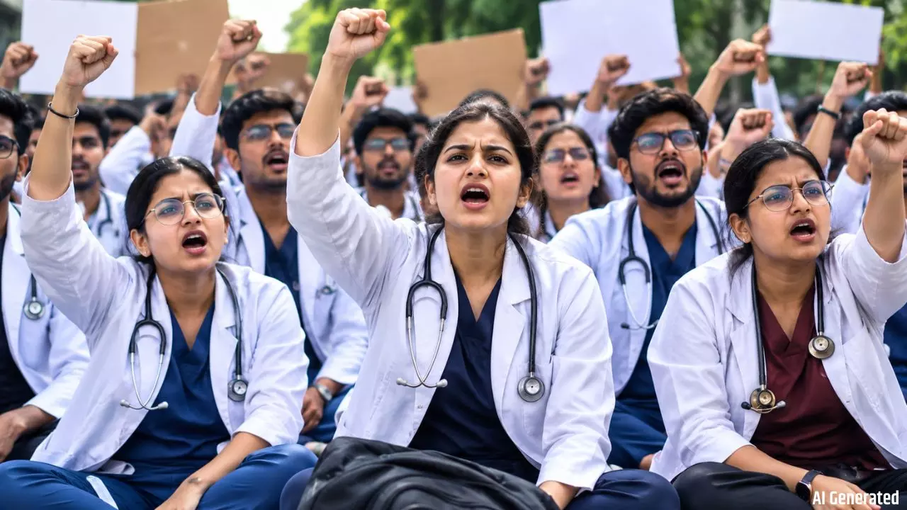 मध्य प्रदेश में मरीजों की बढ़ सकती हैं मुश्किलें, 3,600 इंटर्न डॉक्टर काम छोड़ हड़ताल पर, जानिए वजह