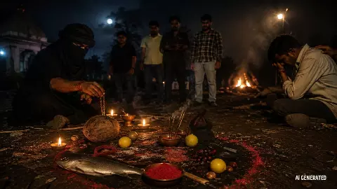 छत्तीसगढ़: चीफ जस्टिस की तस्वीर, मरी मछलियां और तंत्र-मंत्र...आखिर आधी रात शमशान में क्या कर रहे थे 4 लोग? Points में जानें पूरा मामला