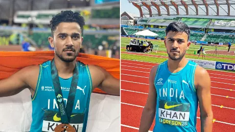 Shahnawaz Khan won long jump bronze medal Shahnawaz Khan won long jump bronze medal