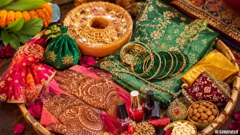 मेहंदी से लेकर घेवर तक...हरियाली तीज पर मायके से आने वाले सिंधारे में क्यों भेजी जाती हैं ये चीजें? जानें हर सामान का मतलब