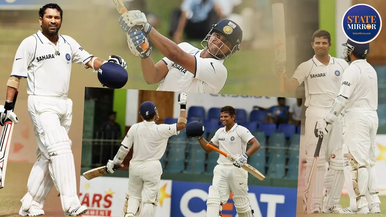 suresh raina test debut story