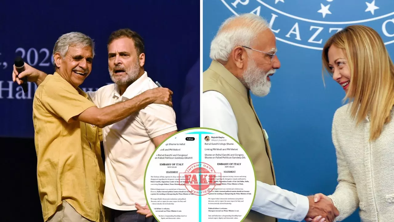 मेलोनी समझकर गले... क्या सच में राहुल के हग डिप्लोमेसी वाले बयान पर इटली ने जताई नाराजगी? विदेश मंत्रालय ने क्या कहा?
