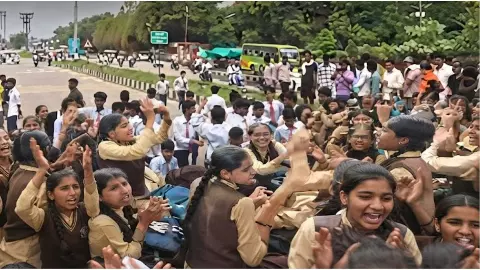 gen alpha protest in UP schools gen alpha protest in UP schools