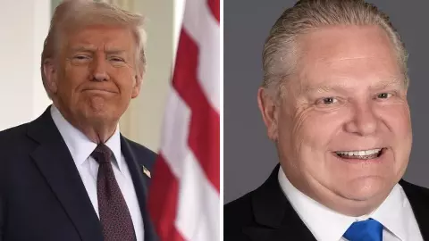 kiss my ass Doug Ford vs Donald Trump kiss my ass Doug Ford vs Donald Trump