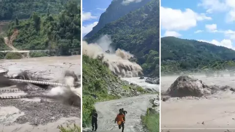 Nepal Bhote Flood Nepal Bhote Flood