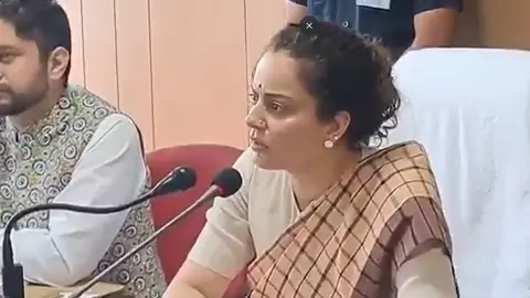 Kangana ranaut viral video mandi disha meeting