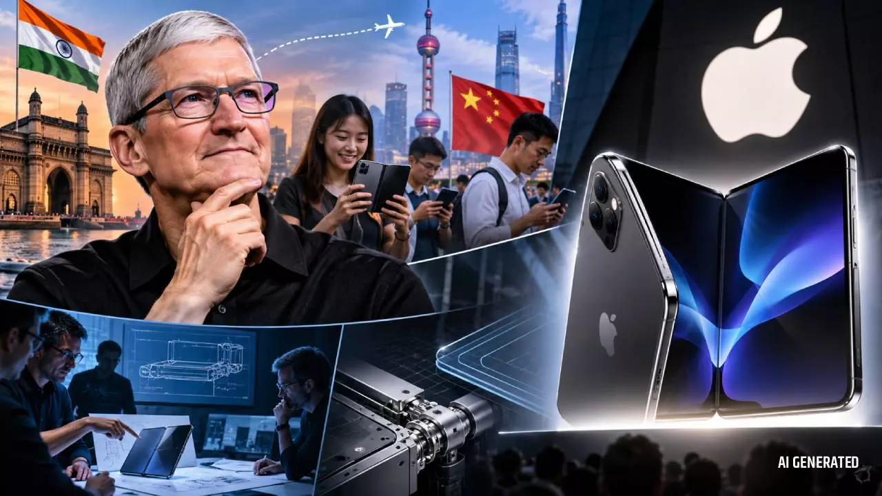 भारत दौरे से इंस्पिरेशन, Tim Cook की एक नजर ने बदल दिया Apple का पूरा प्लान, Foldable iPhone बनने की क्या है पूरी कहानी