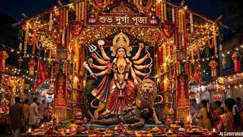 दुर्गा पूजा में मांस का क्यों है इतना महत्व, धीरेंद्र शास्त्री ने की न खाने की अपील तो गरमाया बंगाल, मां दुर्गा से जुड़ी इस परंपरा को जानें दुर्गा पूजा में मांस का क्यों है इतना महत्व, धीरेंद्र शास्त्री ने की न खाने की अपील तो गरमाया बंगाल, मां दुर्गा से जुड़ी इस परंपरा को जानें