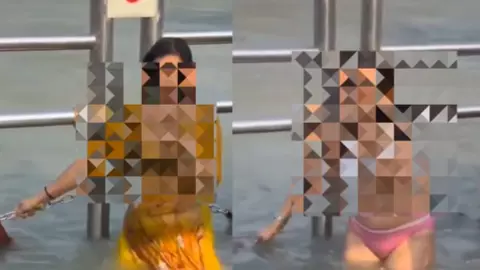 हरिद्वार के हरकी पैड़ी पर बिकिनी में गंगा स्नान का वायरल वीडियो निकला AI! जानिए सोनम यादव वाला पूरा सच