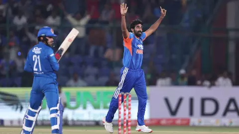 AFG vs IND 2nd T20I jasprit bumrah