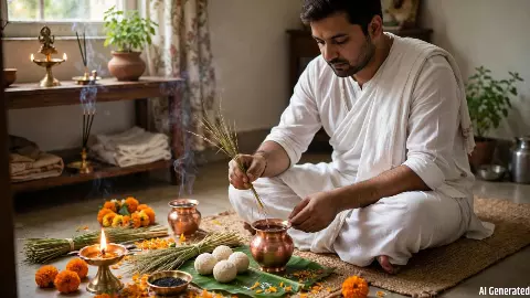 Pitru Paksha: गया नहीं जा पा रहे तो पितृपक्ष में घर पर ऐसे करें श्राद्ध, पितरों को प्रसन्न करना क्यों जरूरी? Pitru Paksha: गया नहीं जा पा रहे तो पितृपक्ष में घर पर ऐसे करें श्राद्ध, पितरों को प्रसन्न करना क्यों जरूरी?