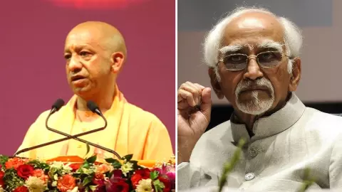 नेहरू का जिक्र, भारत कोहिंदू दक्षिणपंथ से खतरा; हामिद अंसारी के बयान पर बवाल! CM योगी ने यूं दिया जवाब- VIDEO
