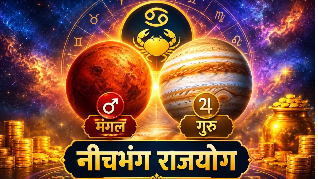 मंगल-गुरु की युति से बना नीचभंग राजयोग, अक्टूबर में इन 4 राशियों को मिल सकता है धन लाभ