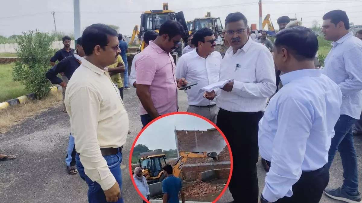Yamuna Authority Bulldozer Action: Rs 400 Crore Land Freed From Illegal Encroachment in Tappal