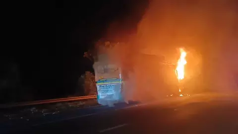sleeper bus fire sleeper bus fire